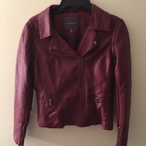 Faux Leather Moto Jacket